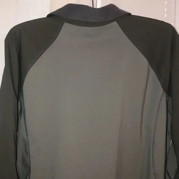 Columbia L Camo Green Sage Combo Full Zip Jacket - Picture 4 of 12